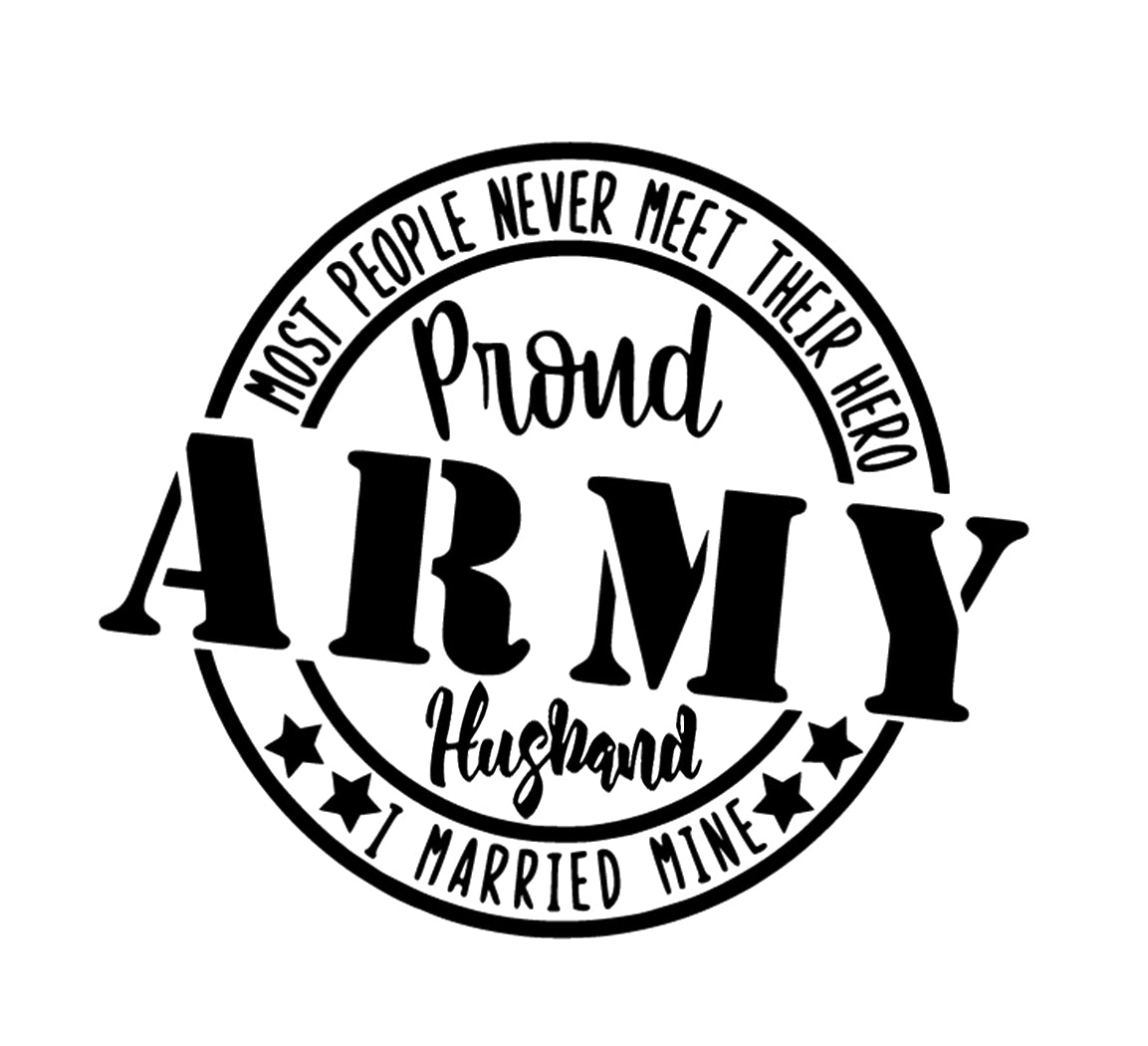 Proud Army Husband Svg File - Usa Army Husband Clipart - Military Design