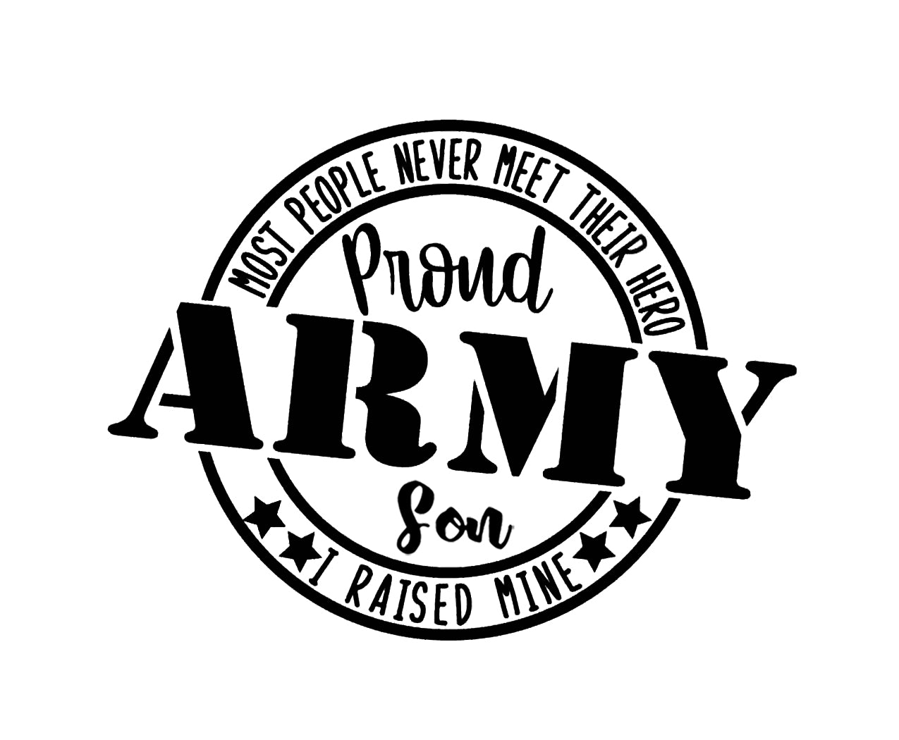 Proud Army Son Svg File - Usa Army Son Clipart - Usa Army Mom Svg