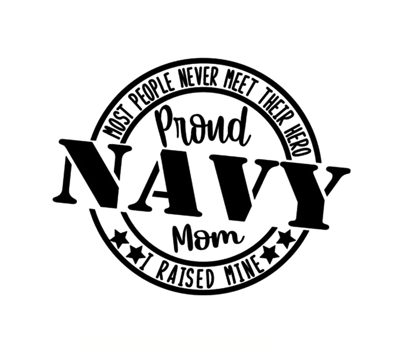 Proud Navy Mom Svg File - Navy Mom Clipart - Proud Mom