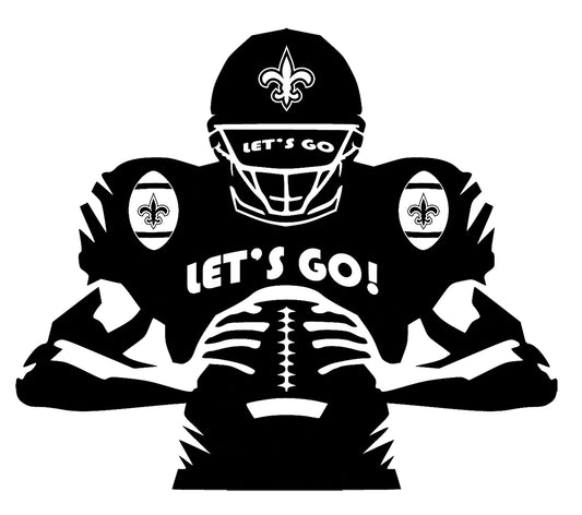 Football Svg File - Saints Svg - Football Team Svg - Football Cut File