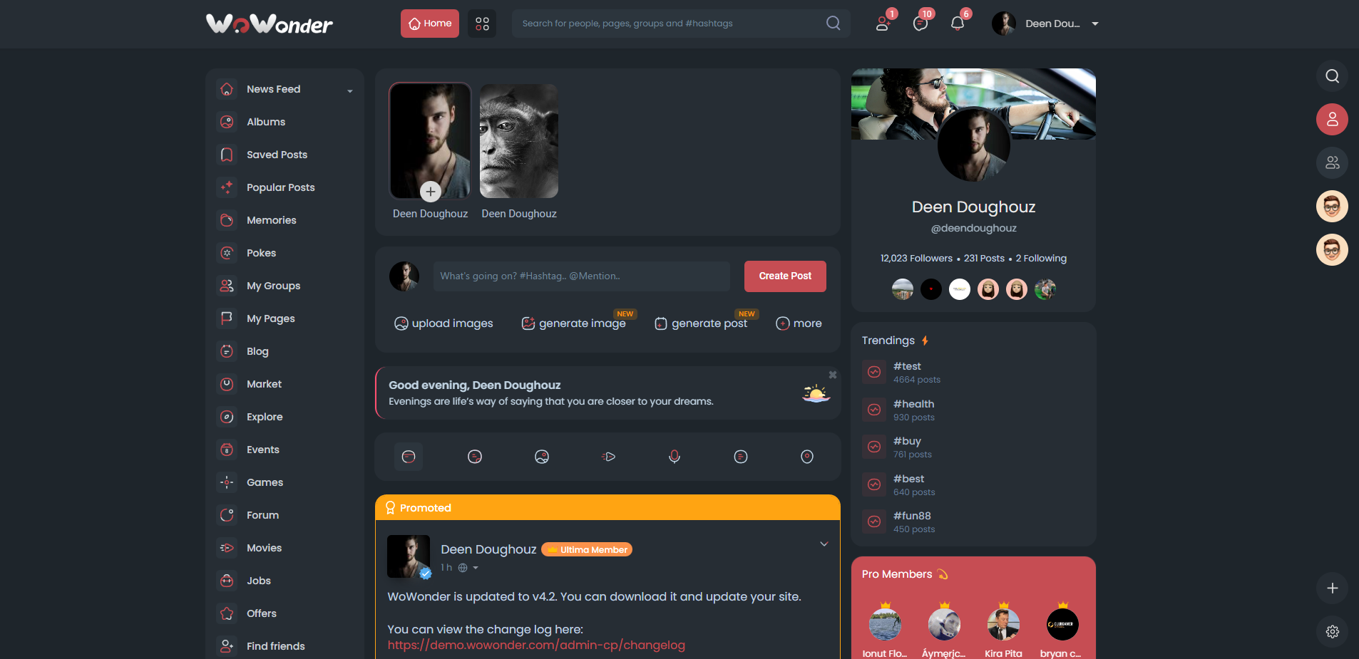 WoWonder v4.3.4 - The Ultimate PHP Social Network Platform - nulled