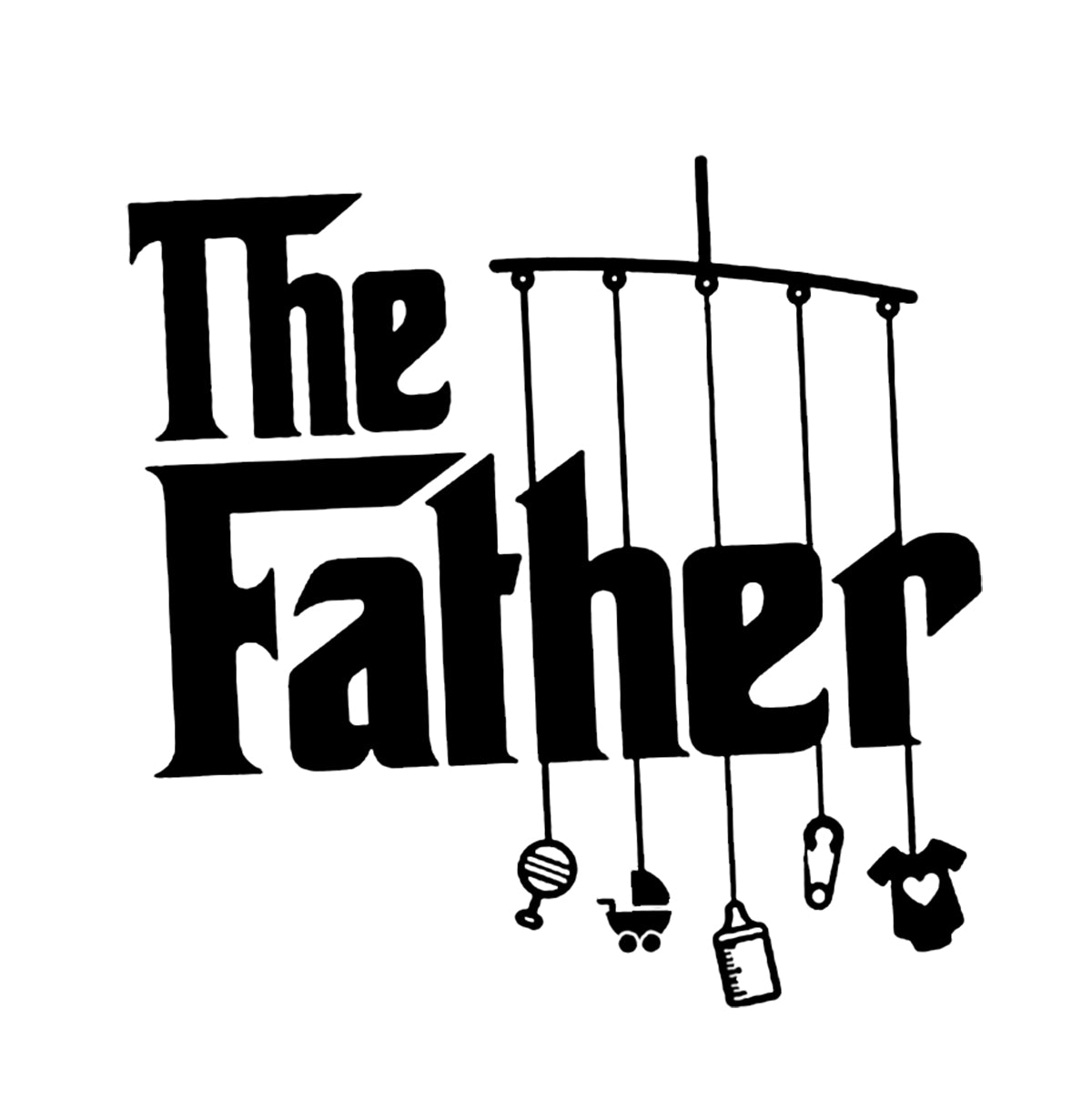 The Father Svg File - Father Clipart - Father Cut File