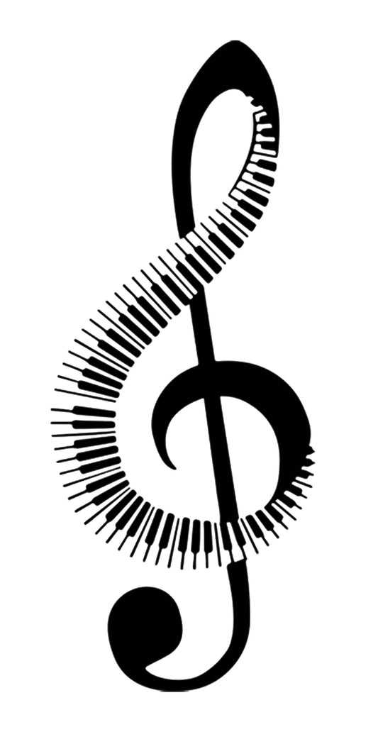 Treble Clef Svg File - Music Svg - Treble Clef Clipart - Music Notes Svg