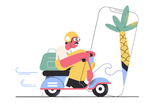 Vacation Vector Graphics - Vacation PNG - Scooter SVG