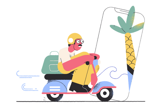 Vacation Vector Graphics - Vacation PNG - Scooter SVG