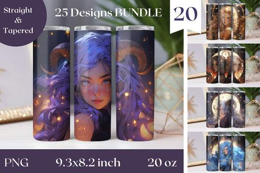 Zodiac Signs Tumbler Wrap Bundle