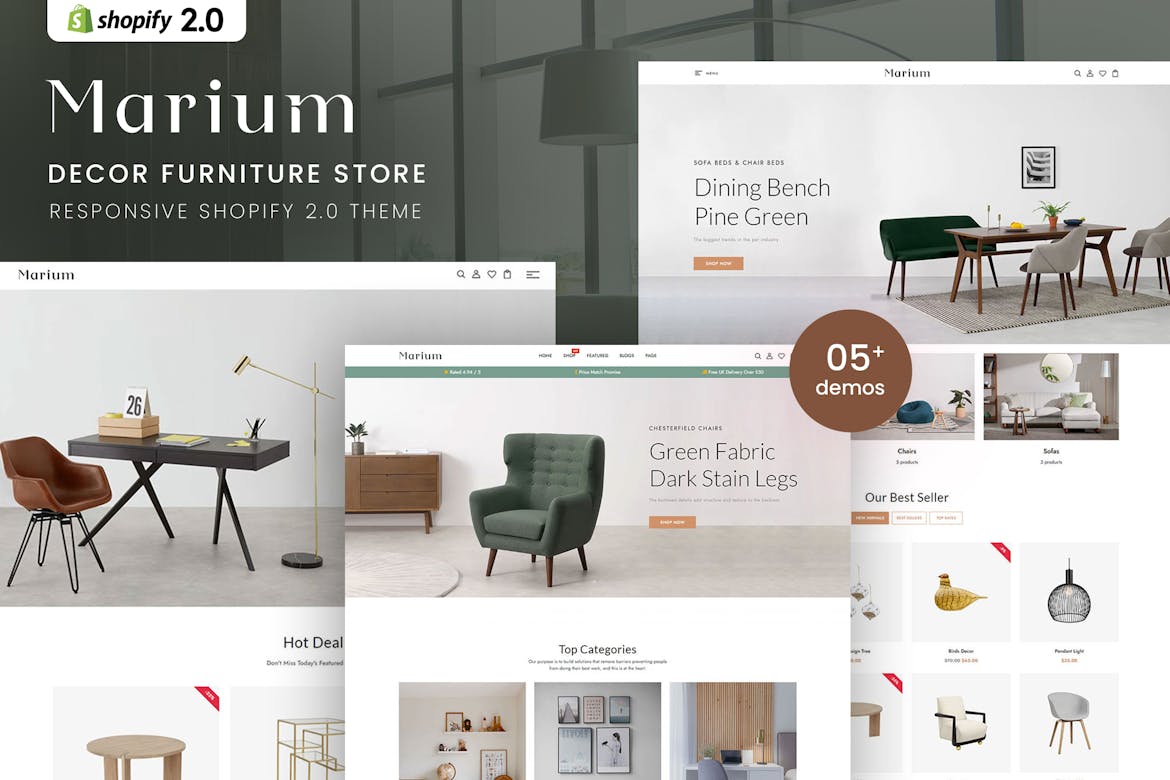 Marium - Decor Furniture Store Shopify 2.0 Theme