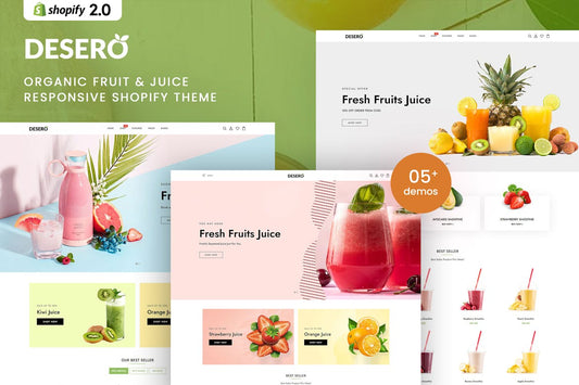 Desero - Organic Fruit & Juice Shopify 2.0 Theme