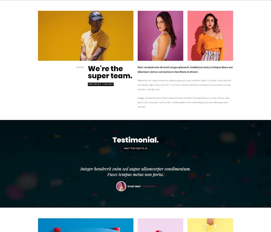 Anggita - One Page Portfolio WP Theme