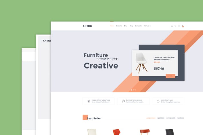 Anton - Furniture WooCommerce WordPress Theme