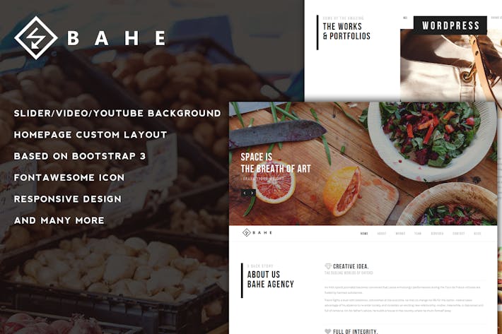 Bahe - WordPress Theme