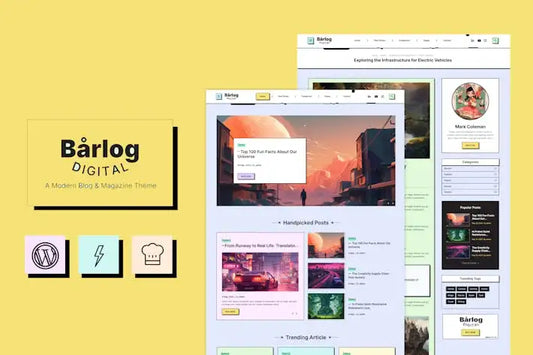 Barlog - A Modern Blog & Magazine Theme