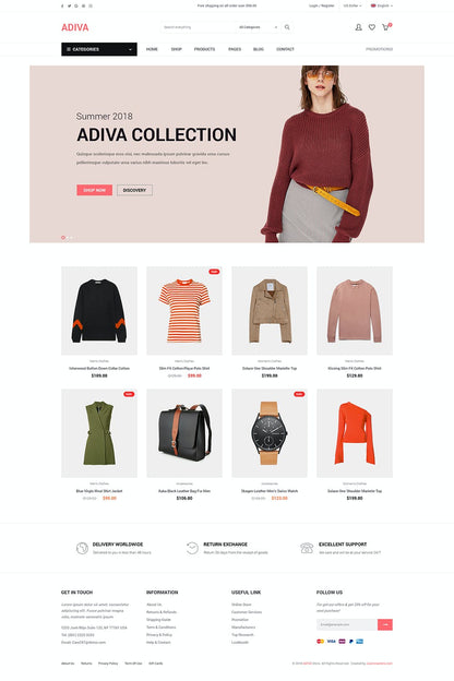 Adiva - eCommerce WordPress Theme