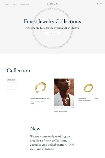 Bijoux - Jewellery Shop eCommerce WooCommerce