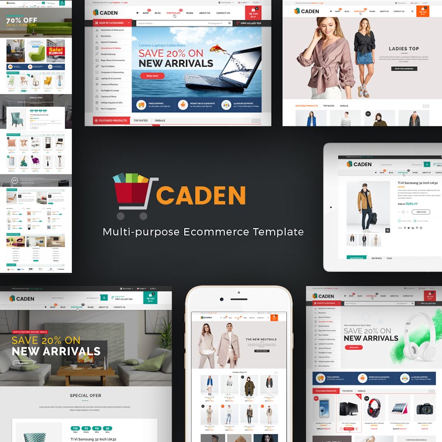 Caden - Mega Store Responsive WordPress Theme