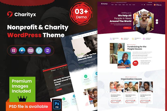 Charityx - Charity & Nonprofit WordPress Theme