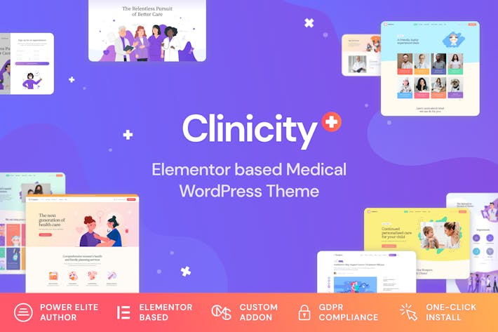 Clinicity - Health & Medical Elementor Theme