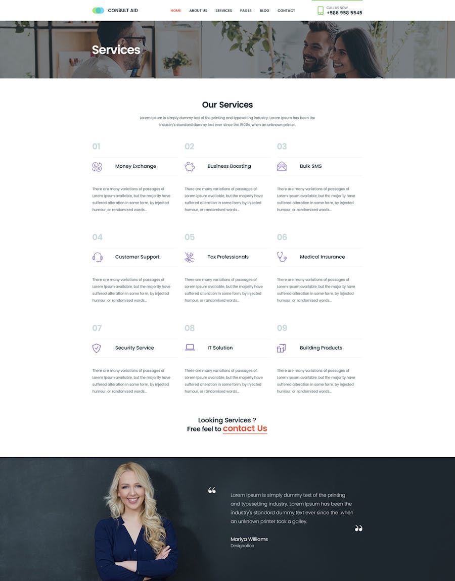 Consult Aid Business Consulting & Finance WP Theme