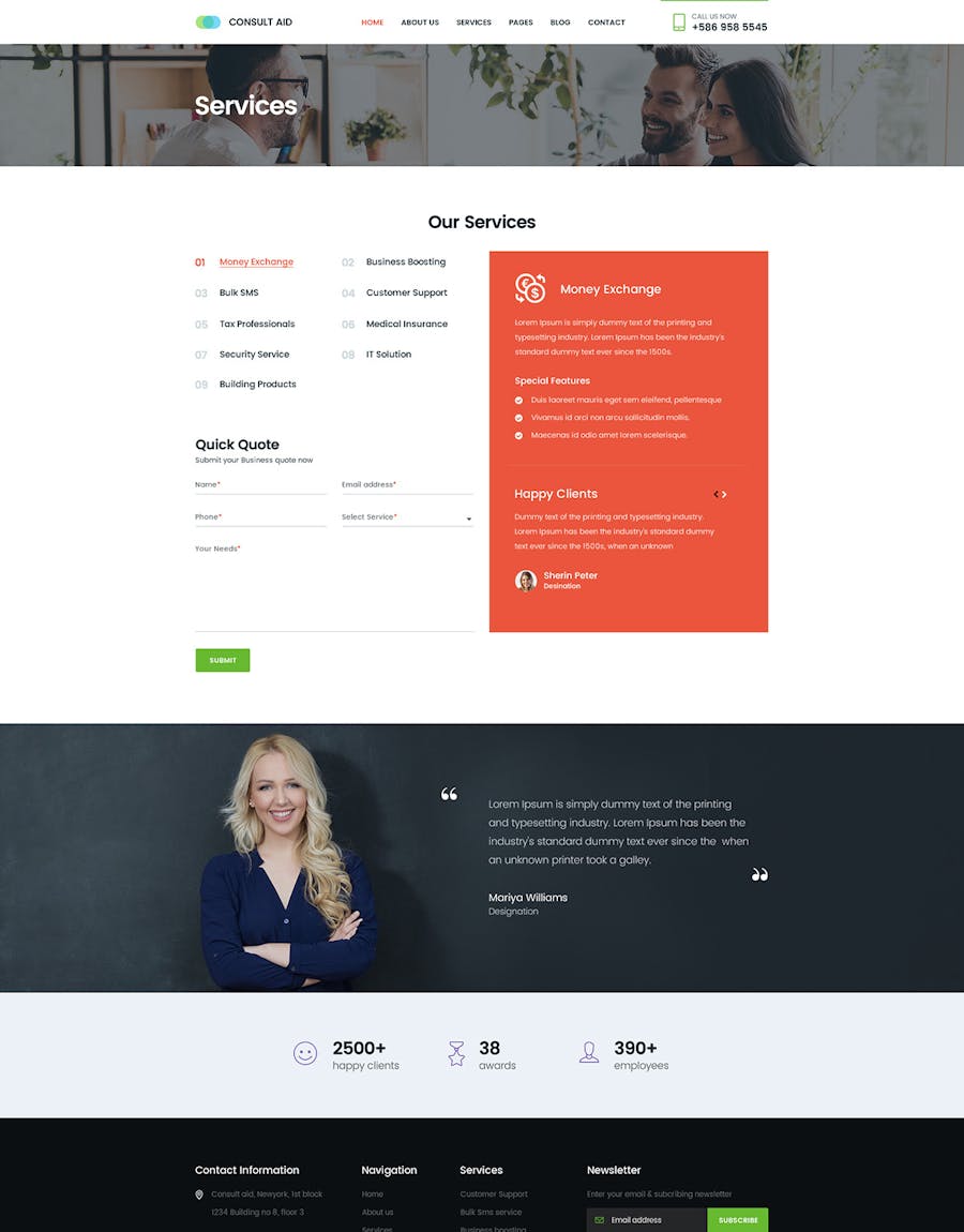 Consult Aid Business Consulting & Finance WP Theme