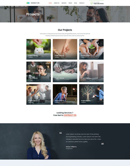 Consult Aid Business Consulting & Finance WP Theme