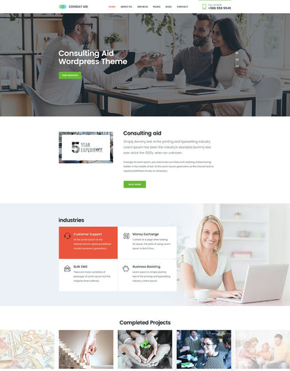 Consult Aid Business Consulting & Finance WP Theme