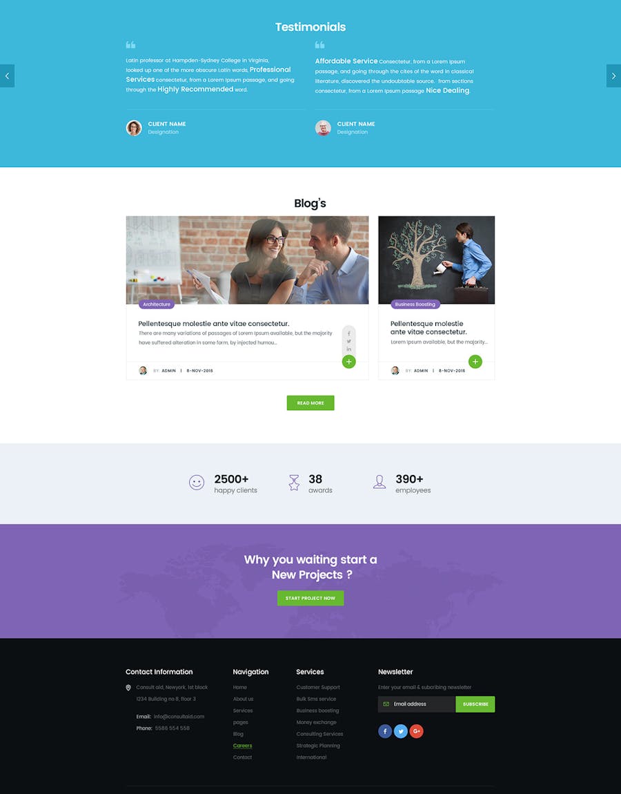 Consult Aid Business Consulting & Finance WP Theme