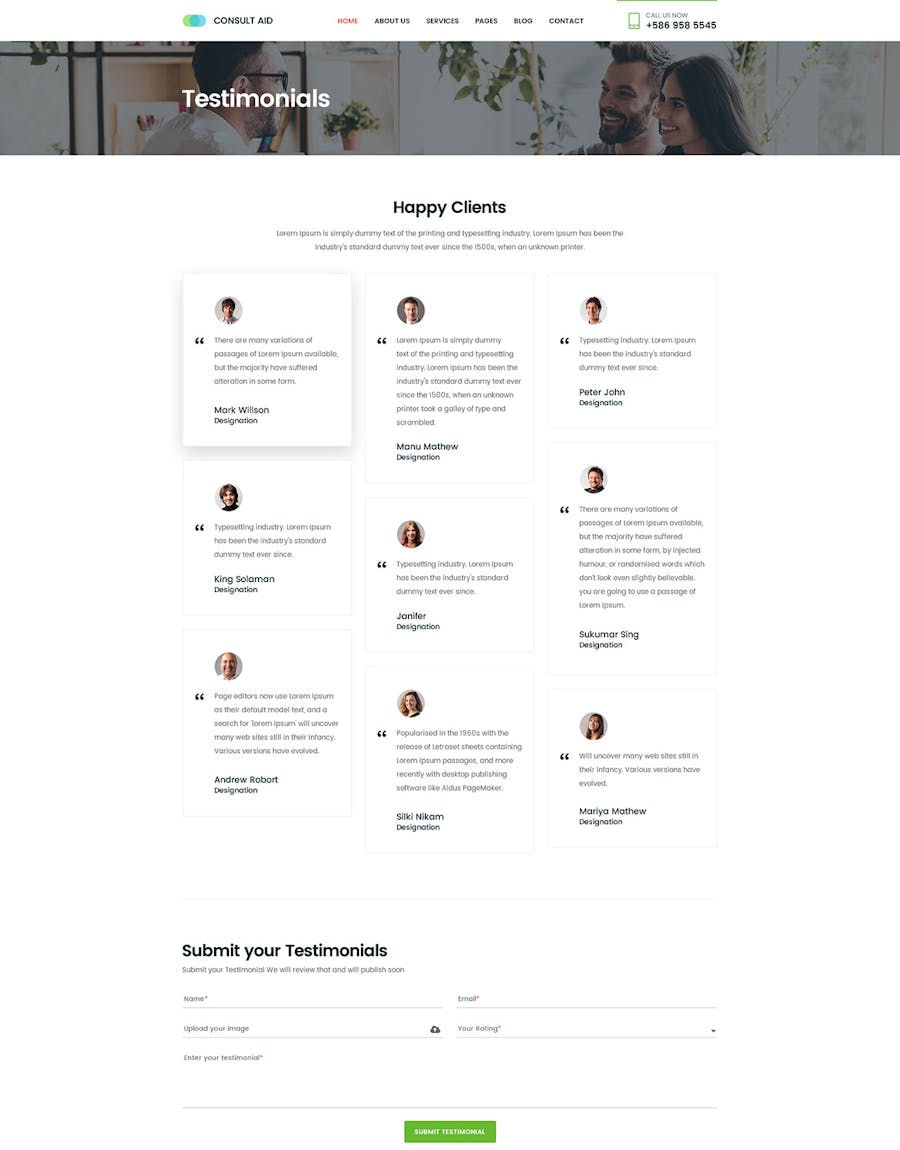 Consult Aid Business Consulting & Finance WP Theme