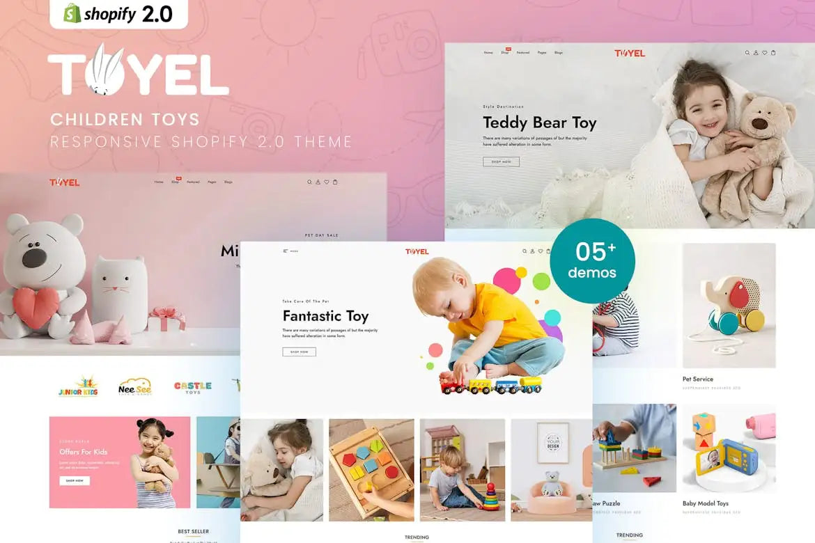 Toyel - Children Toys Responsive Shopify 2.0 Theme