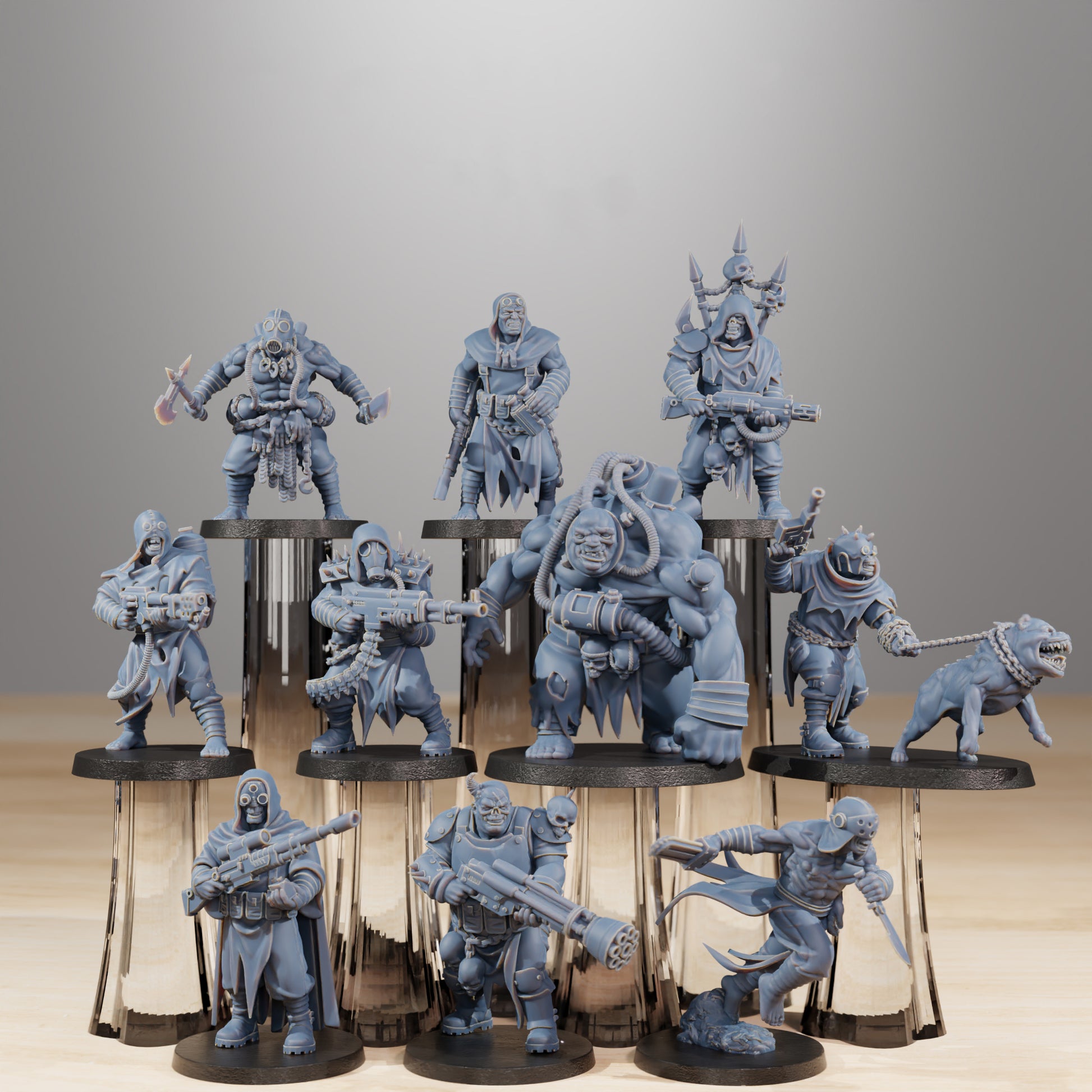 Warhammer - Kill Team - Collection 3D Printable Miniatures - BLOODED