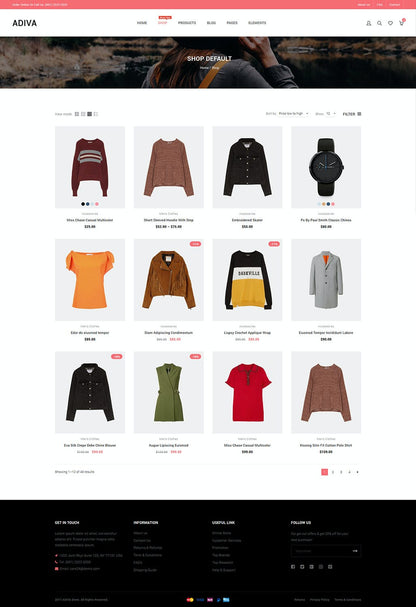 Adiva - eCommerce WordPress Theme