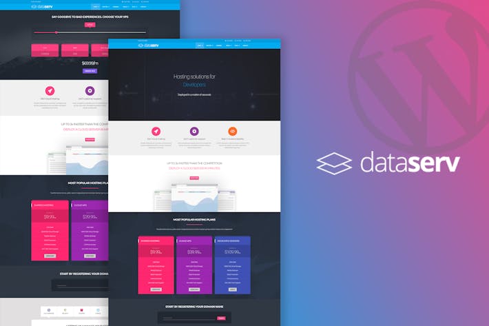 Dataserv - Professional Hosting WordPress Theme