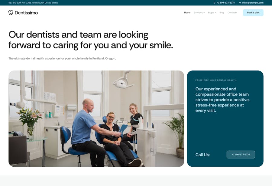 Dentissimo - Medical & Dentist WordPress Theme