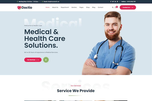 Doctio - Medical Health WordPress Theme