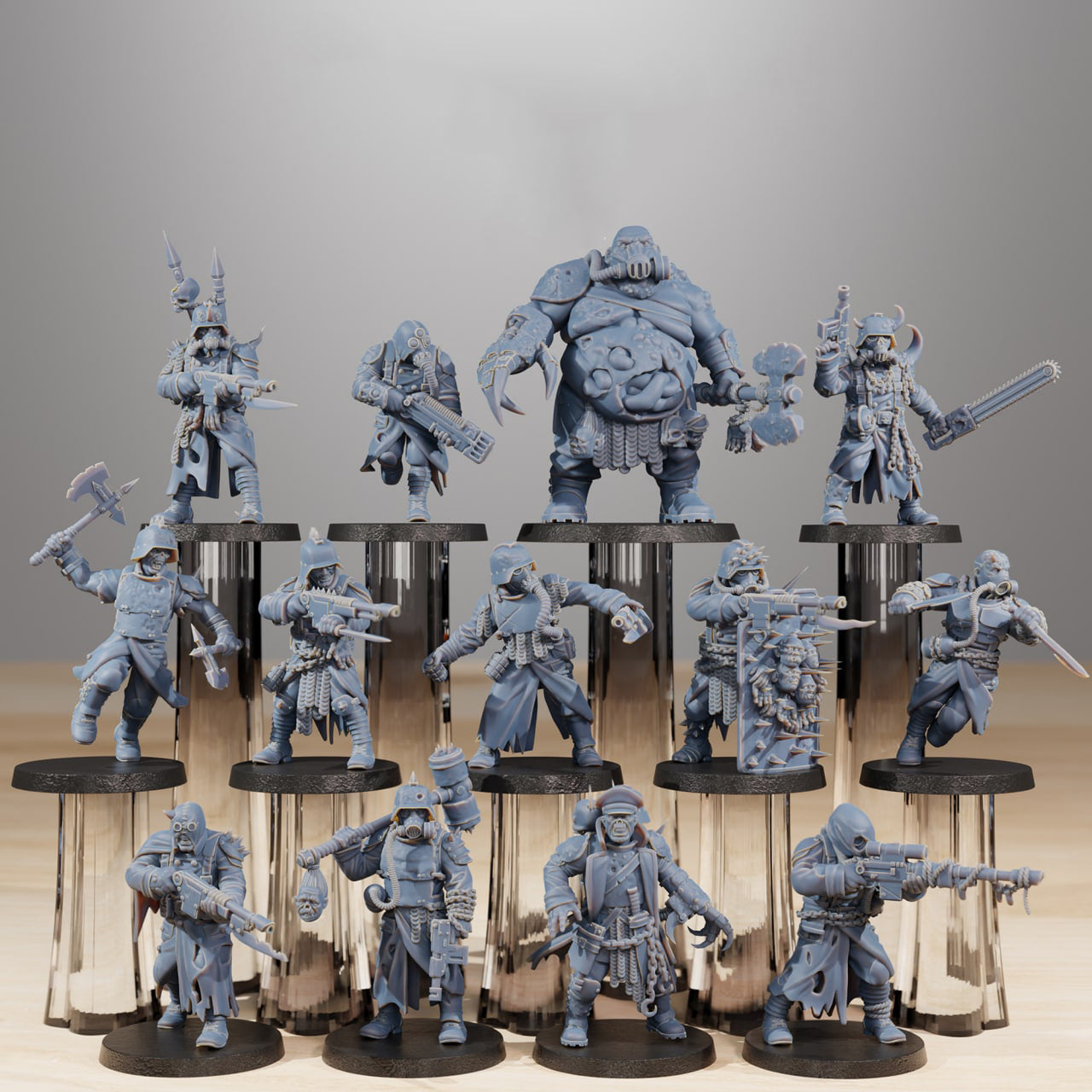 Warhammer - Kill Team - Collection 3D Printable Miniatures - BLOODED