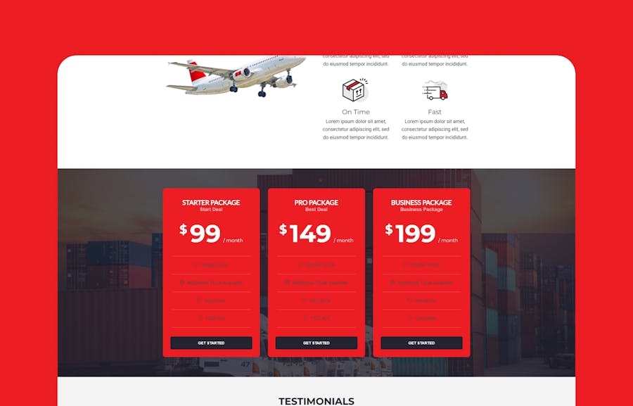 Eagle - Logistics & Transportation WordPress Theme