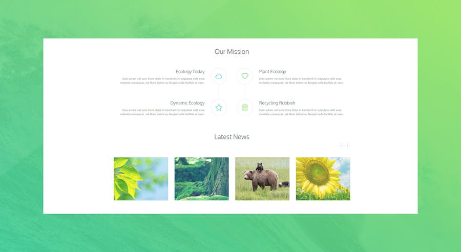 Eco Nature - Environment & Ecology WordPress Theme