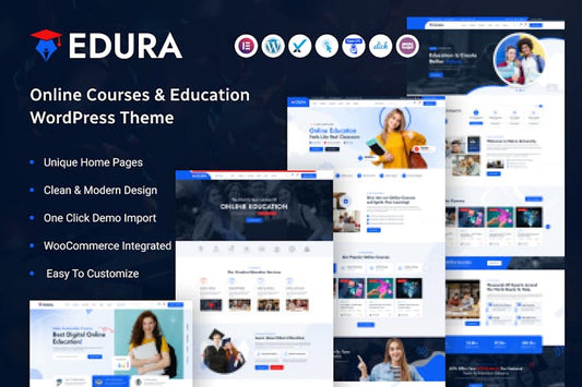 Edura – Online Courses & Education WordPress Theme