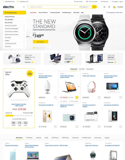 Electro Electronics Store WooCommerce Theme