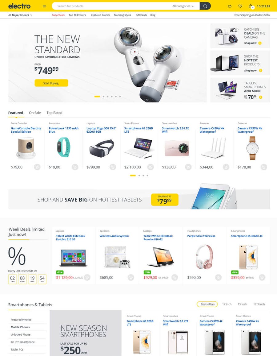 Electro Electronics Store WooCommerce Theme