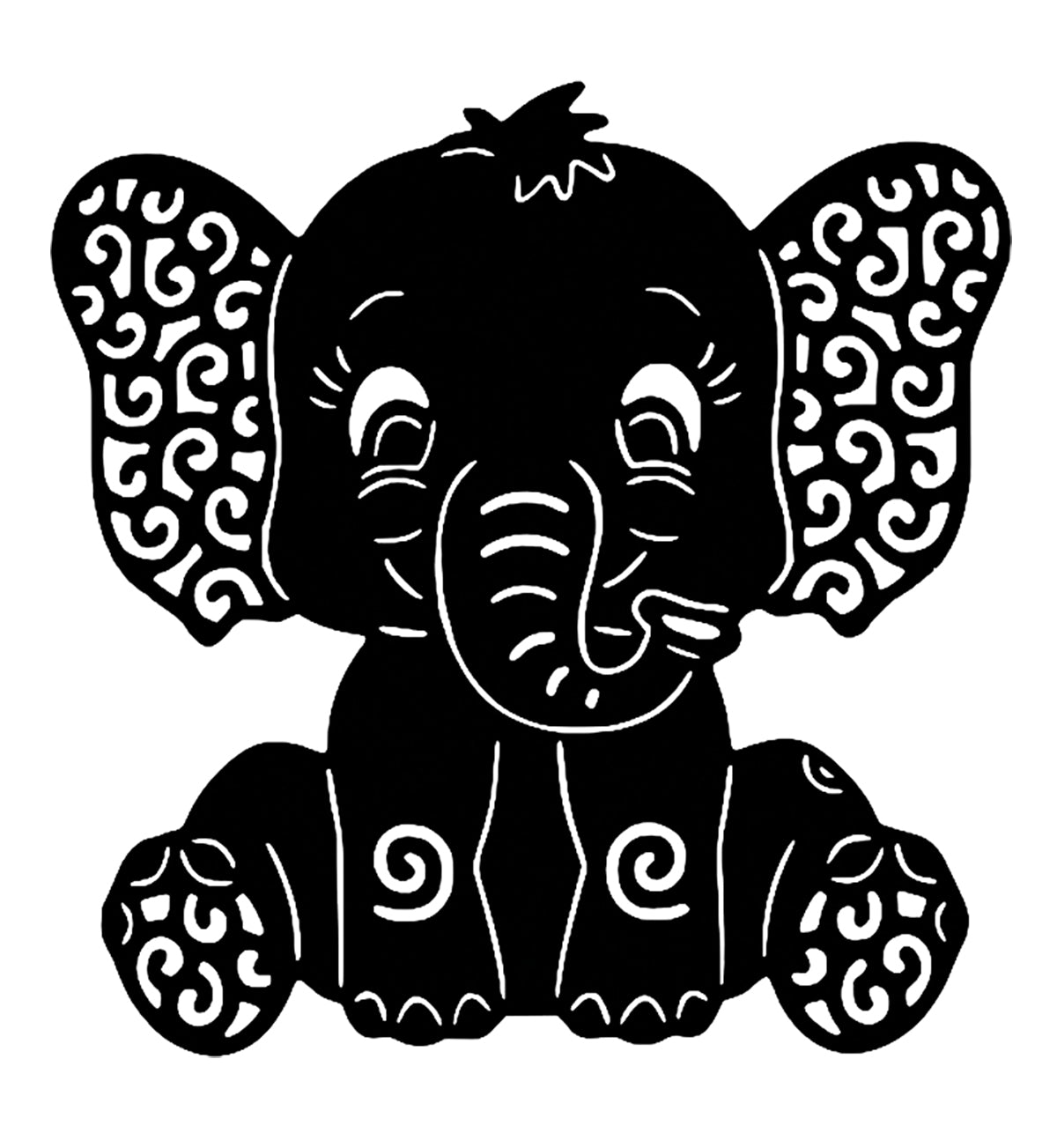 Elephant Svg File - Elephants Clipart - Animals Svg - Wild Animals