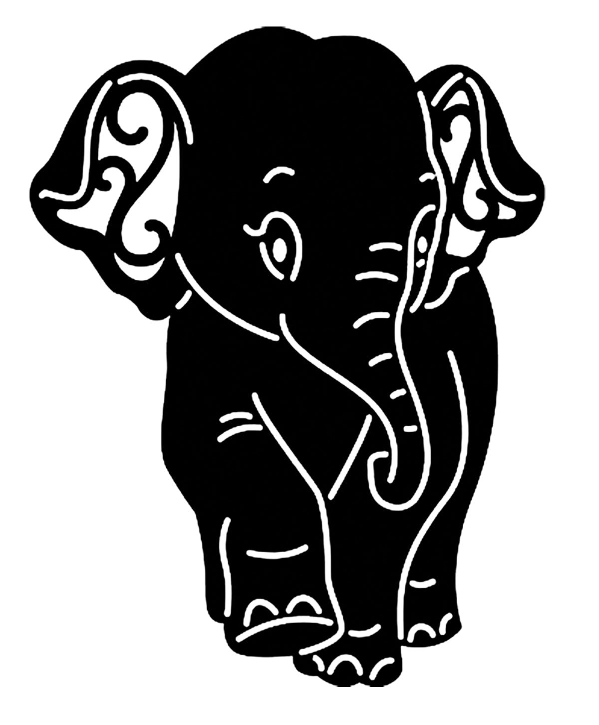 Elephant Svg File - Elephants Clipart - Animals Svg - Wild Animals