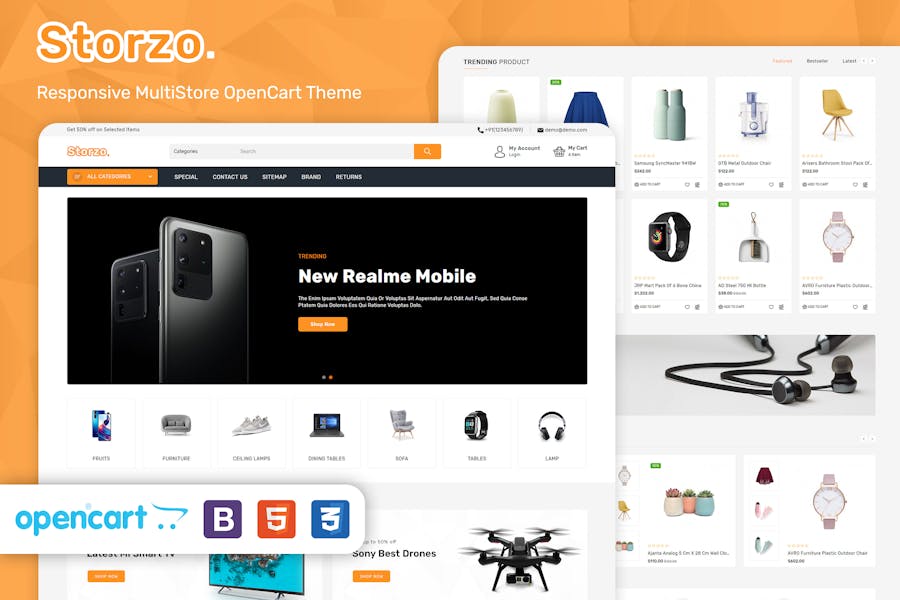 Storzo - Multipurpose E-commerce Opencart 3 Theme