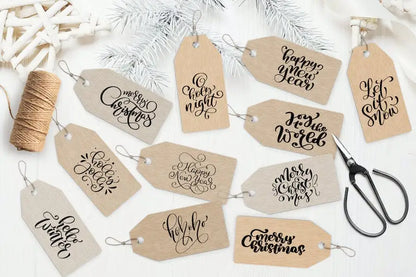 Christmas Gift Tags - Christmas Svg - Christmas Quotes