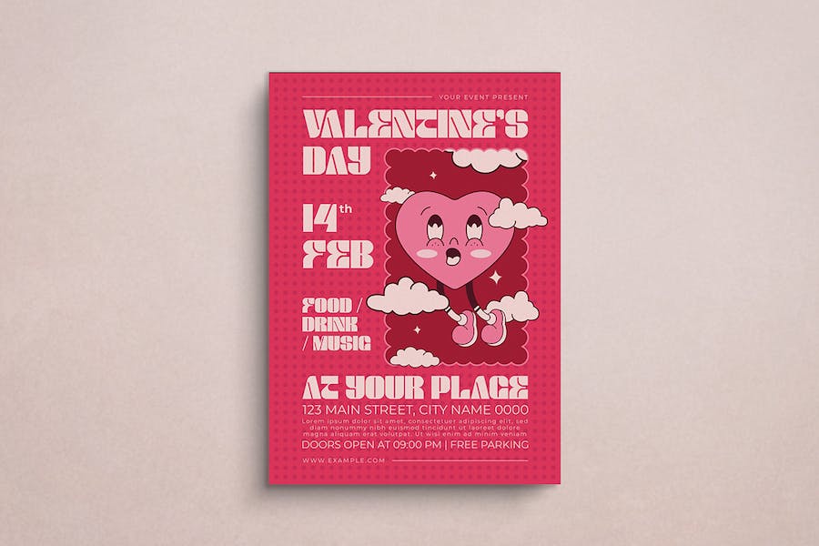 Happy Valentine's Day - Valentine's Day Flyer