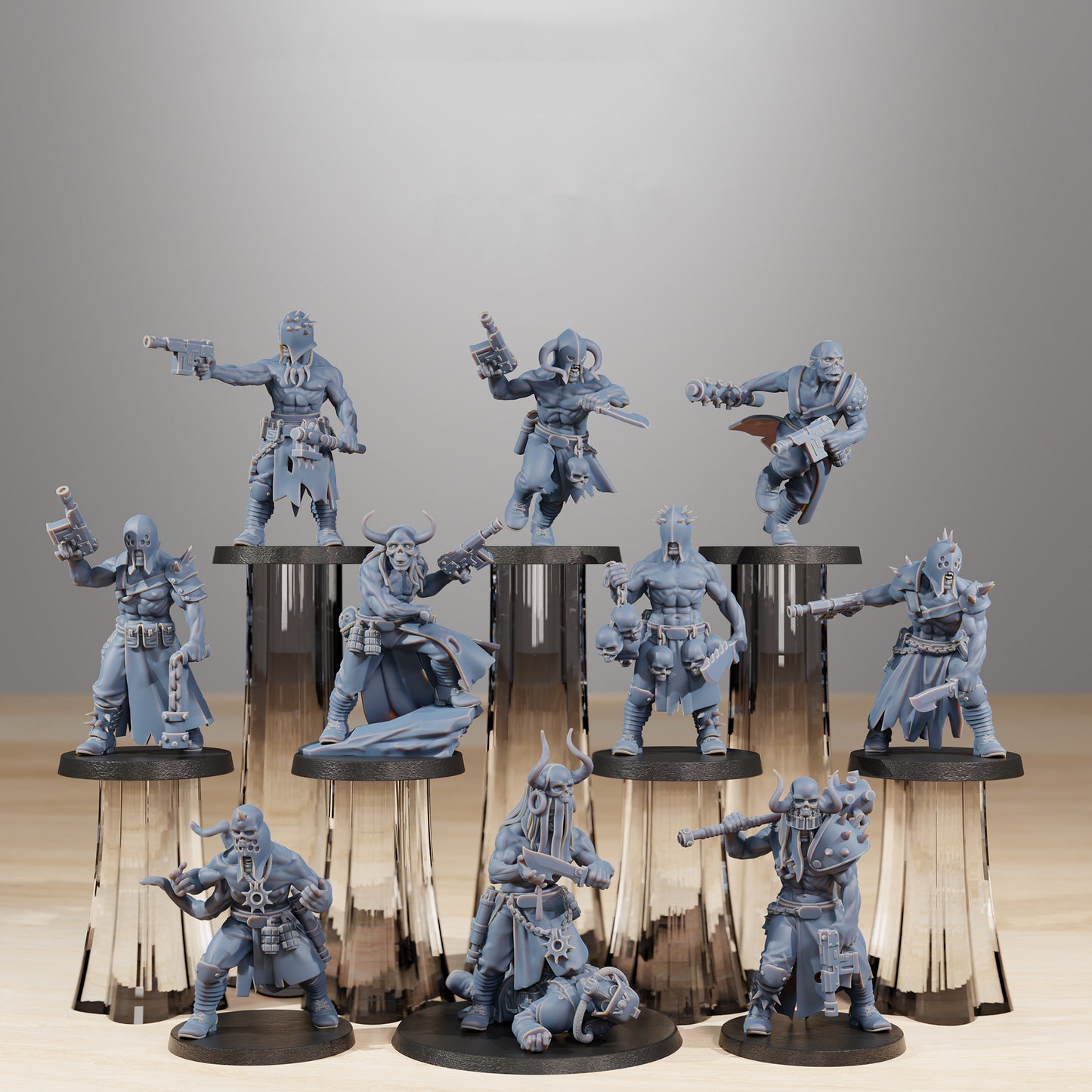 Warhammer - Kill Team - Collection 3D Printable Miniatures - BLOODED