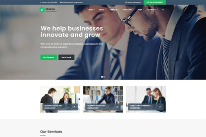 Finance - Consulting, Accounting WordPress Theme