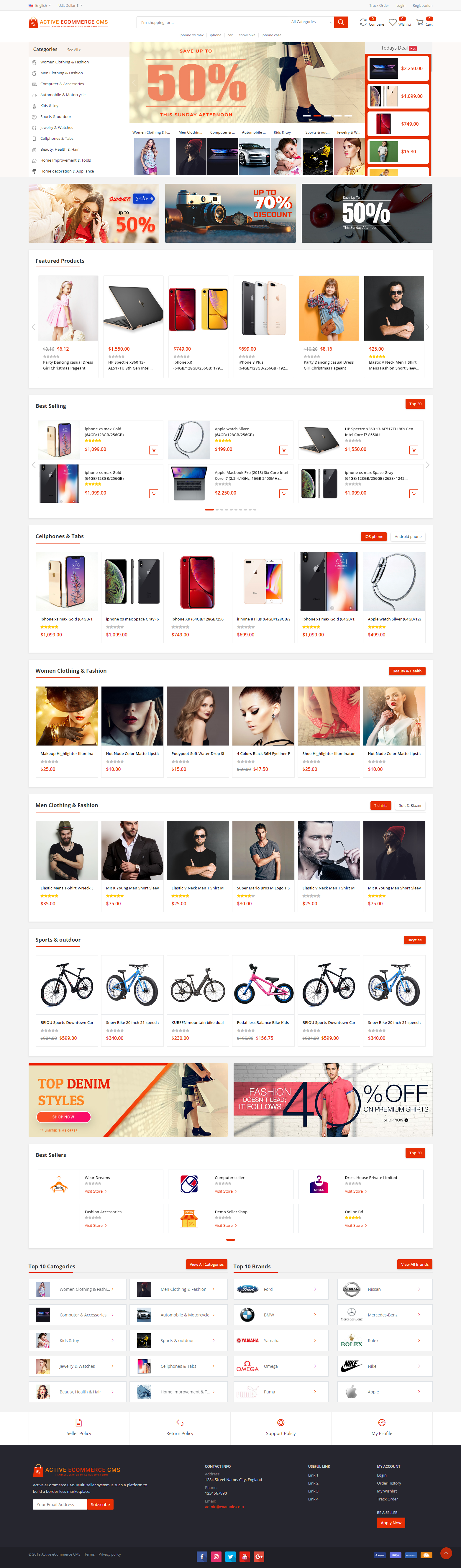 Active eCommerce CMS - Multi Vendor Marketplace