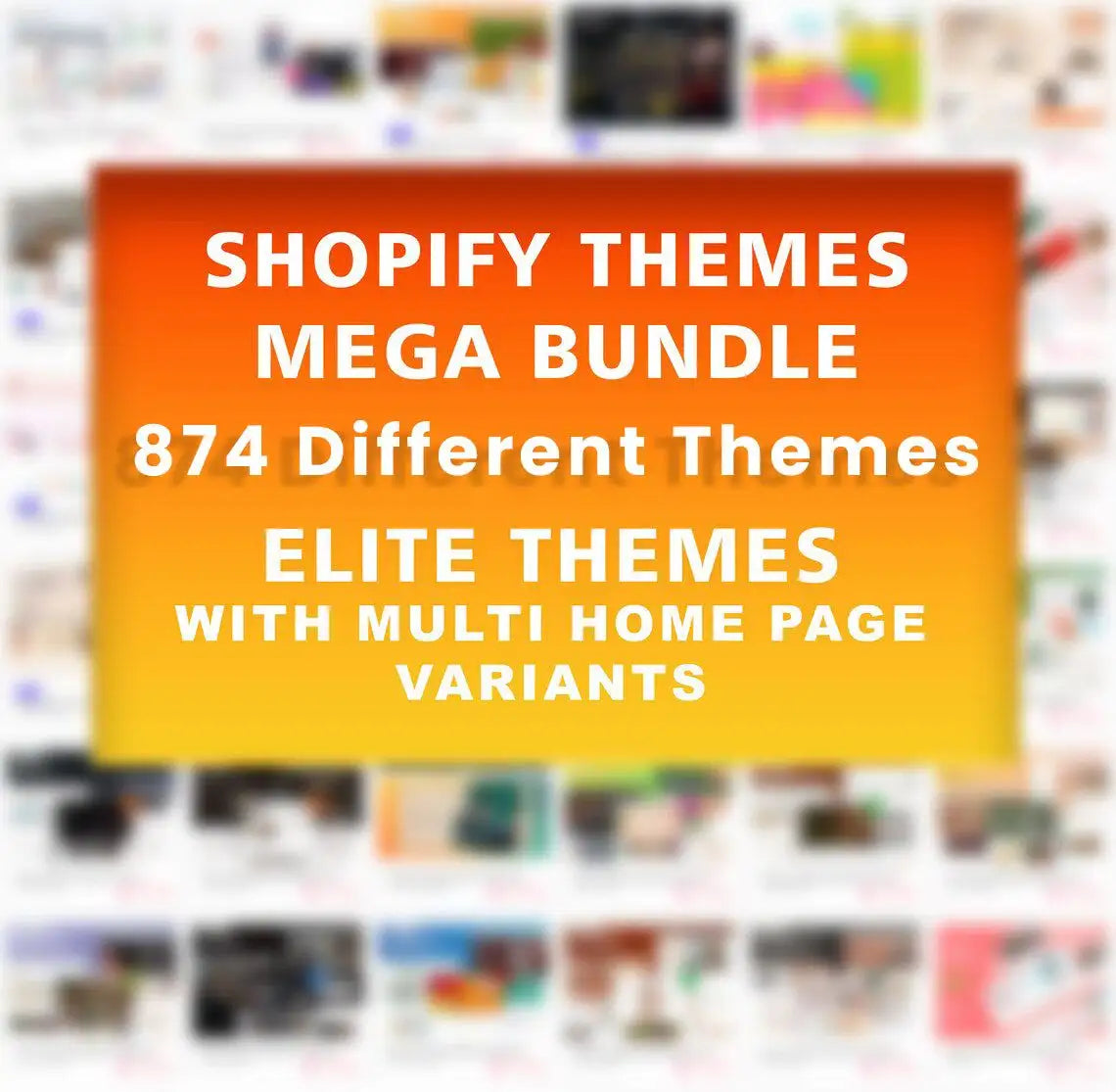 874 Shopify Elite Themes Bundle | Shopify Templates Mega Bundle | Themes for Shopify | Templates For Shopify | Multipropose Shopify Themes