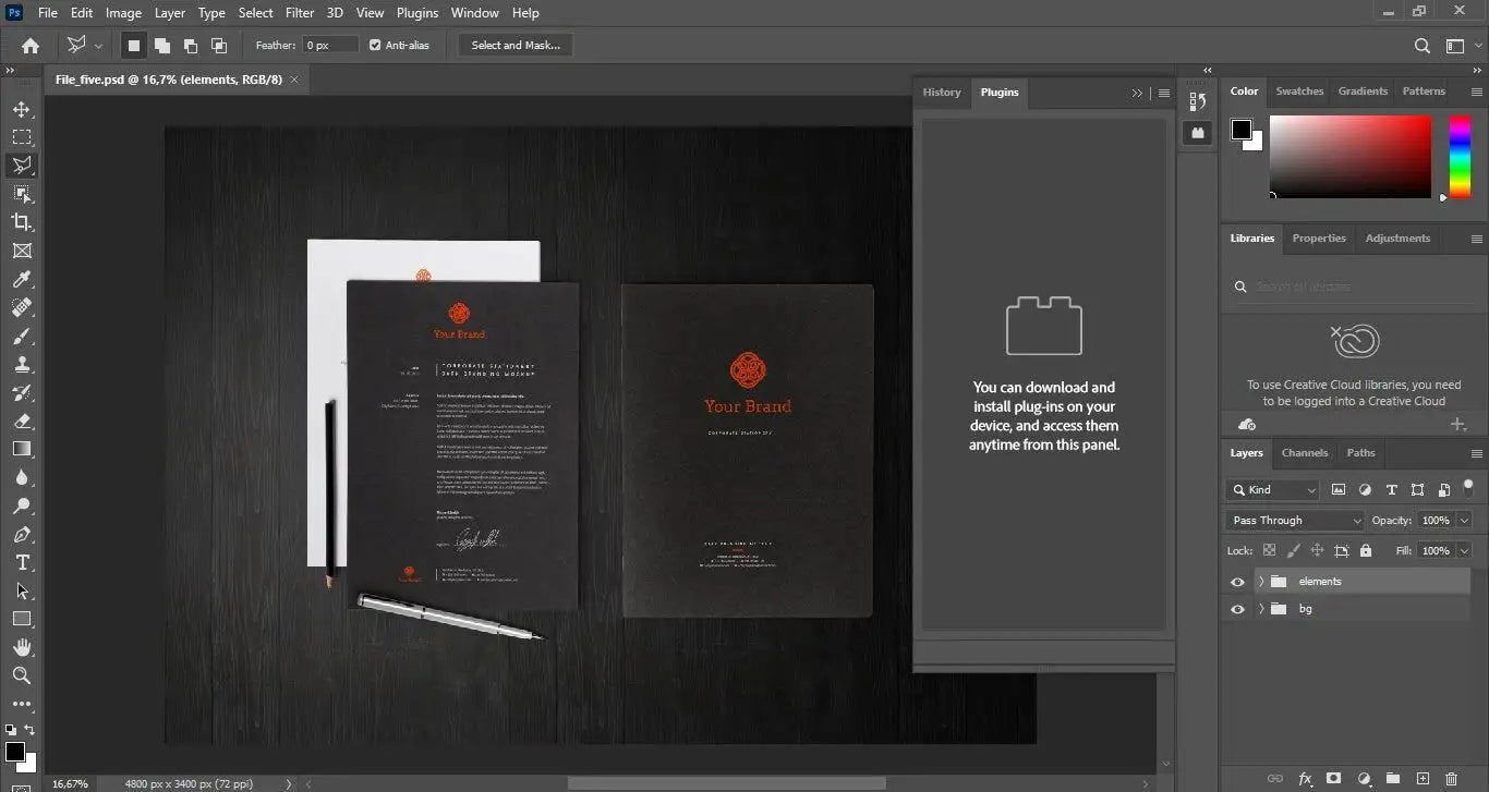 Identity Mockup corporate best mockup for persons