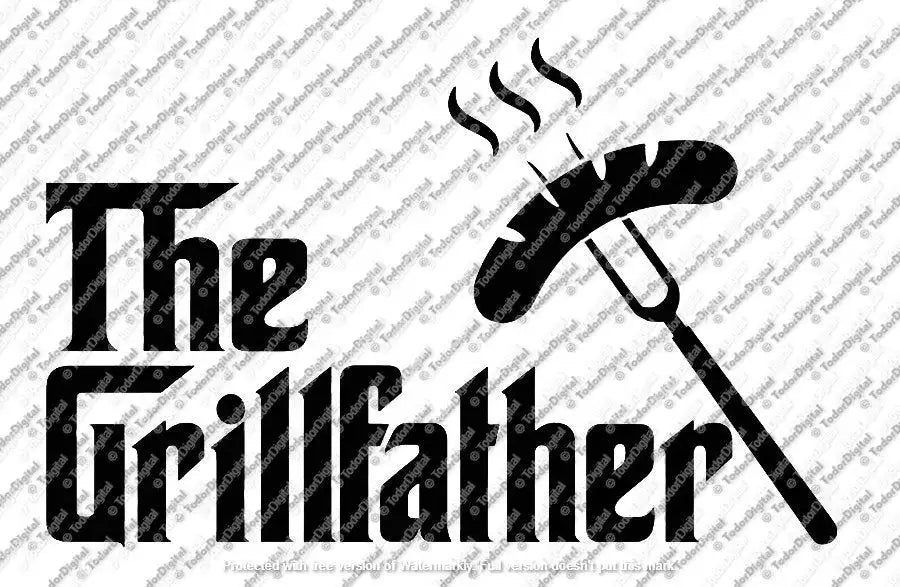 The Grilfather Svg File - Grilfather Clipart - Grilfather Cut File - Vector Graphics - Svg For Cricut - Svg For Silhouette - DXF - EPS - PNG